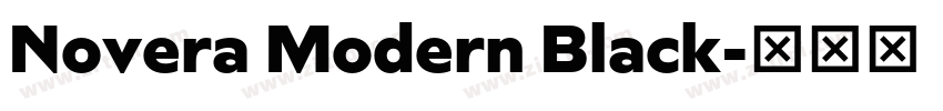 Novera Modern Black字体转换 Novera Modern Black字体转换